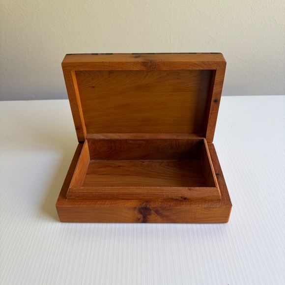 Cedar Wood Jewelry Box - Picture 2 of 5